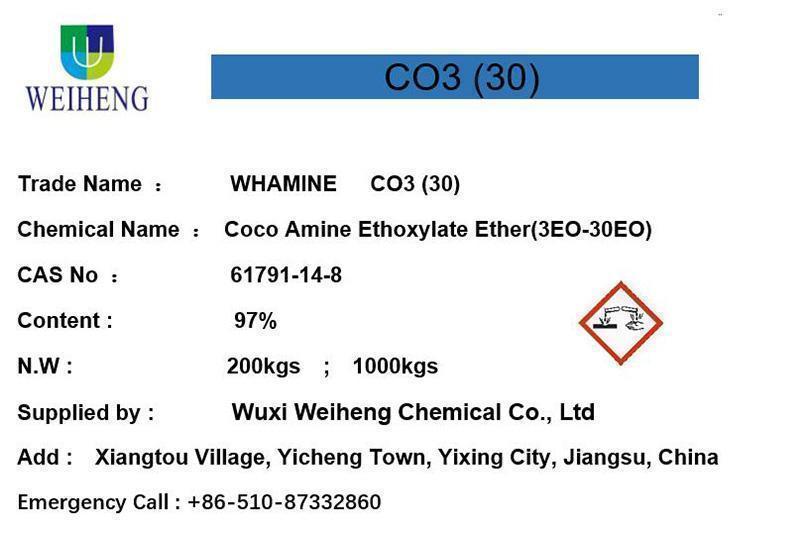 Coco Amine Ethoxylate Ether (3EO-30EO)
